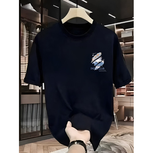 香港潮牌時尚短袖T恤男純棉百搭圓領重磅夏季氛圍感印花寬鬆半袖 香港潮牌時尚短袖T恤男純棉百搭圓領重磅夏季氛圍感印花寬鬆半袖