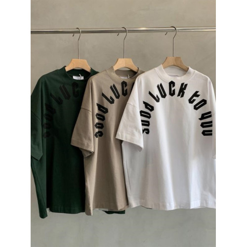 特大碼300斤港風潮牌白色短袖t恤男夏季高街半袖寬鬆美式圓領上衣