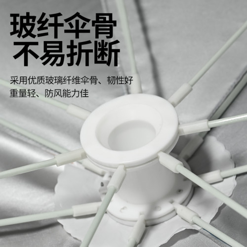 戶外可攜式沙灘遮陽傘抽繩折疊傘露營休閒帳篷傘防曬速開兒童野餐