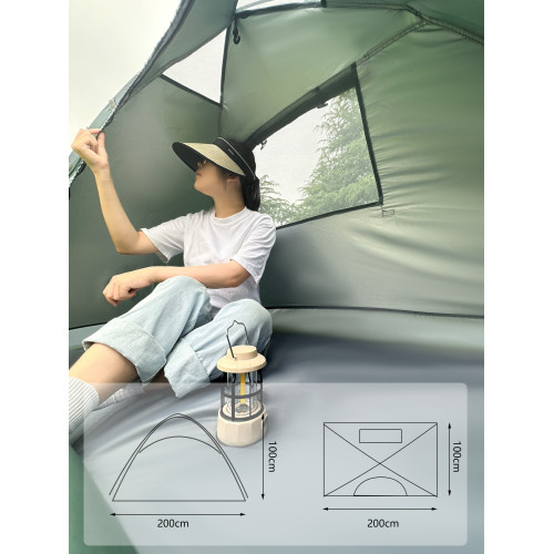 螢火蟲帳篷戶外單人手搭防曬防蚊蟲超輕可攜式野外野餐露營公園沙灘