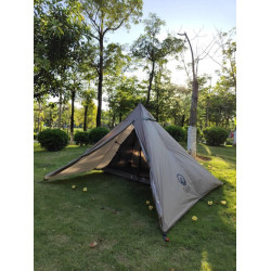 【輕量化帳篷超輕】一桿鋁合金單人帳篷戶外帳篷露營登山帳篷可攜式