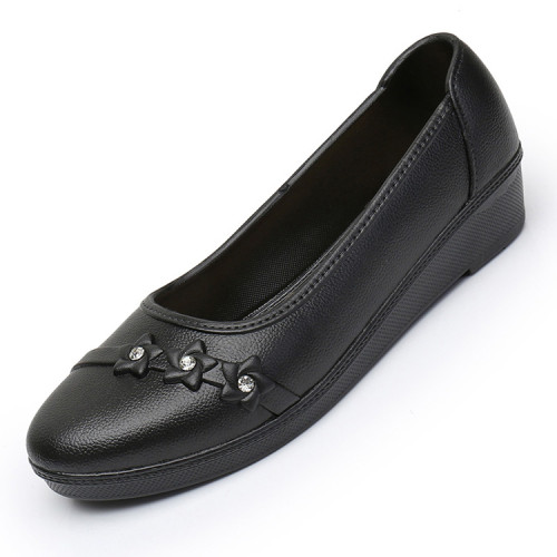 女士雨鞋短筒中跟塑膠鞋廚房工作鞋護士純色防滑水鞋軟底輕便時尚