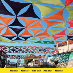 三角天幕遮陽布戶外防雨防曬遮陽牛津布商業景區陽台遮陽棚庭院