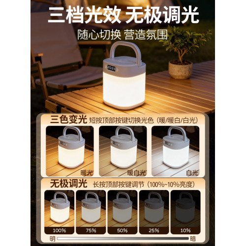 露營燈超亮長續航充電應急家用戶外照明氛圍燈野營帳篷掛式營地燈 露營燈超亮長續航充電應急家用戶外照明氛圍燈野營帳篷掛式營地燈