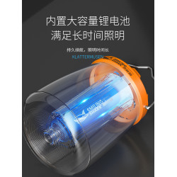 戶外露營燈長續航充電雙光源應急家用小型可攜式帳篷野營營地氛圍燈
