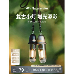挪客戶外可攜式露營燈帳篷燈野營充電照明燈隨身手電筒後後背包掛燈