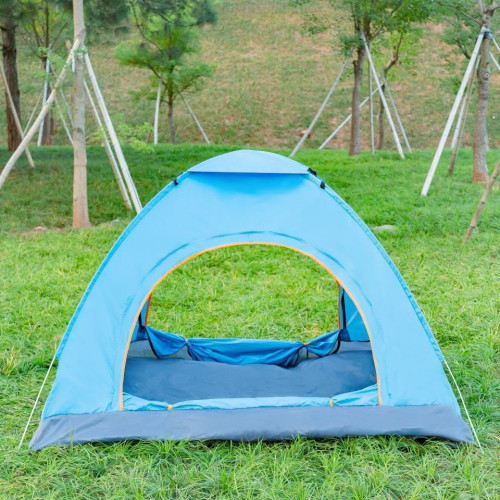 帳篷戶外露營野營全自動加厚3-4人人沙灘帳篷露營防風防曬防蚊 帳篷戶外露營野營全自動加厚3-4人人沙灘帳篷露營防風防曬防蚊