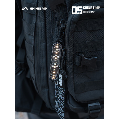 山趣05天幕風繩燈提警示燈露營帳篷氛圍燈可攜式磁吸地釘營繩燈戶外