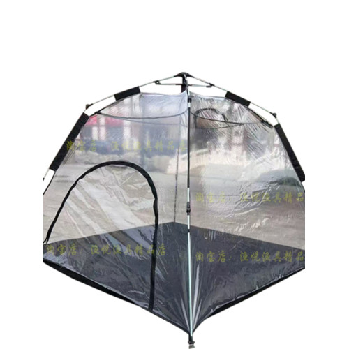 戶外冰釣透明冬釣帳篷保暖房速開速收防疫隔離保溫罩釣魚帳篷自動