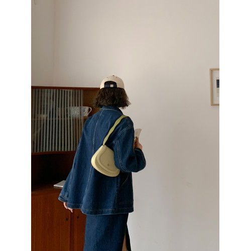 Micocah「撞色記憶」包包2025新款包包馬鞍包女腋下包單肩包高級