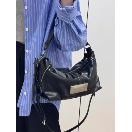 韓國小衆matin kim包包25新款側拉鍊機車包單肩martkim包包斜後後背包