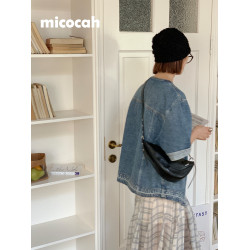 Micocah「莓果慕斯」新款馬鞍包女包單肩斜後後背包原創百搭元氣感