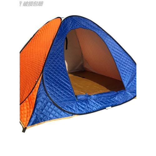 單人冬天專用冬季雙人加厚防曬可攜式防寒冰釣神器釣魚帳篷防風防雨