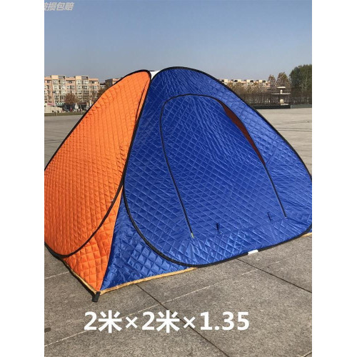 單人冬天專用冬季雙人加厚防曬可攜式防寒冰釣神器釣魚帳篷防風防雨