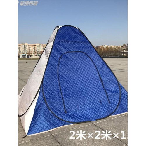 單人冬天專用冬季雙人加厚防曬可攜式防寒冰釣神器釣魚帳篷防風防雨