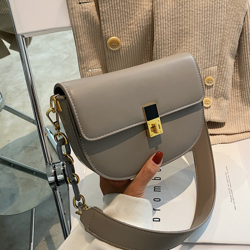 高級質感包包女2025新款潮時尚春夏爆款斜後後背包百搭洋氣單肩馬鞍包