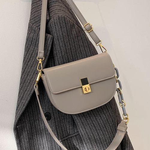 高級質感包包女2025新款潮時尚春夏爆款斜後後背包百搭洋氣單肩馬鞍包