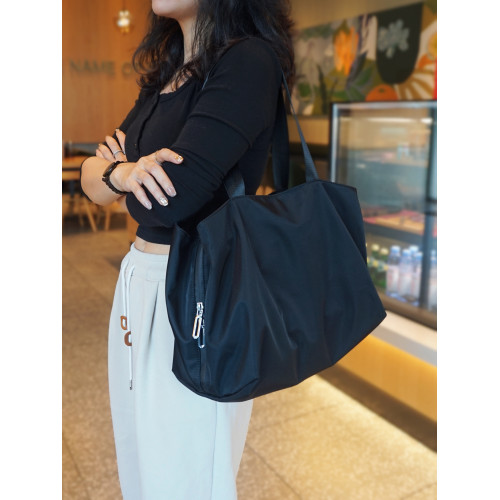 包包女2026新款輕便松弛感單肩懶人通勤包手提購物包袋多口袋大包