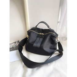 2026新款韓版中號休閒馬鞍包高質感尼龍布輕便手提單肩斜背潮女包