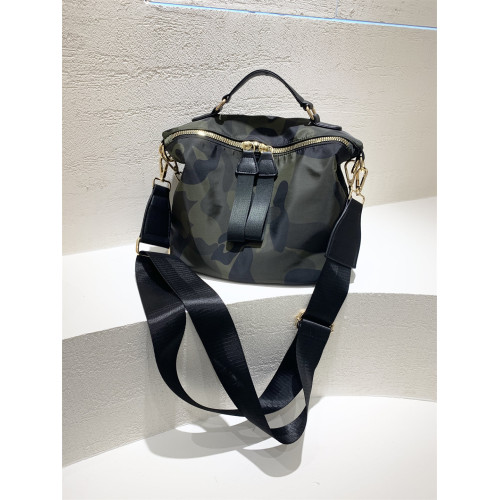 2026新款韓版中號休閒馬鞍包高質感尼龍布輕便手提單肩斜背潮女包