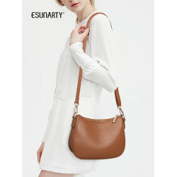 真皮斜背小包包2026新款潮時尚輕便小後後背包女士百搭迷你單肩馬鞍包