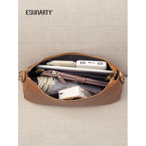 真皮斜背小包包2026新款潮時尚輕便小後後背包女士百搭迷你單肩馬鞍包