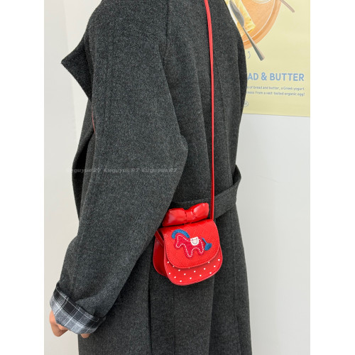 2026新年爆款斜後後背包女生卡通蝴蝶結小馬新年紅包女孩壓嵗錢單肩包 2026新年爆款斜後後背包女生卡通蝴蝶結小馬新年紅包女孩壓嵗錢單肩包