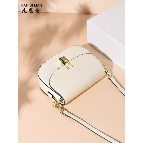 馬鞍包包女包2026新款鎖釦精緻斜後後背包時尚單肩包鏈條包小包挎包