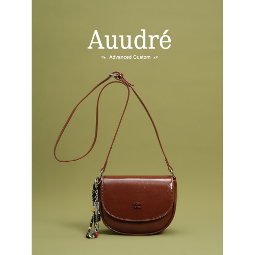 Auudre小衆設計復古小包包女2026新款夏季百搭上班通勤斜背馬鞍包 Auudre小衆設計復古小包包女2026新款夏季百搭上班通勤斜背馬鞍包