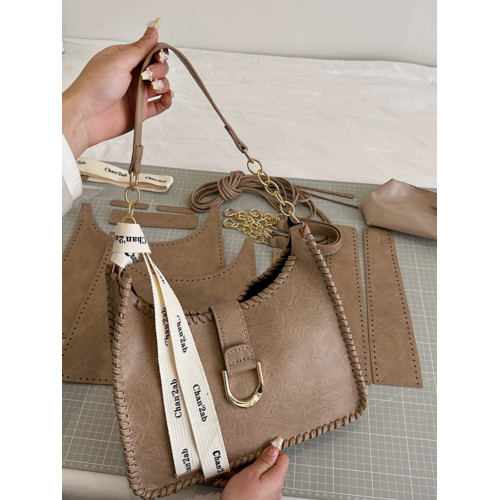 2023新款包包手工編織材料包腋下包百搭手提diy自製托特包女包