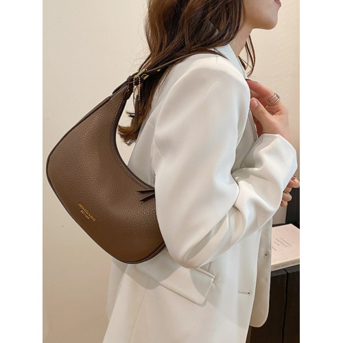 馬鞍包簡約時尚休閒包手提2024新款潮INS單肩包日韓洋氣腋下女包