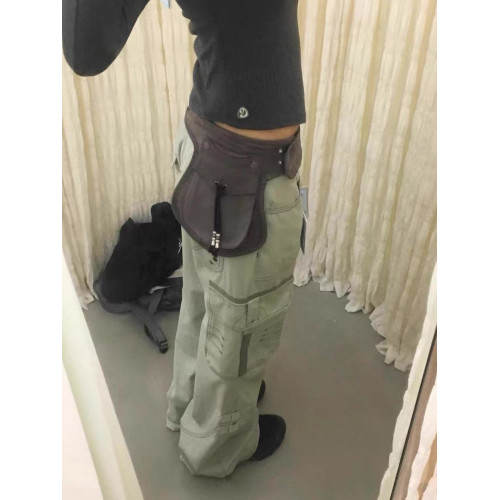 番薯小羊卷自製 日系街頭機能風戶外多口袋腰包腰封