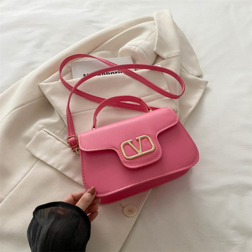 美國進口秋季新款簡約風女士手提腋下包時尚單肩斜後後背包小方包