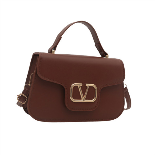 美國進口秋季新款簡約風女士手提腋下包時尚單肩斜後後背包小方包