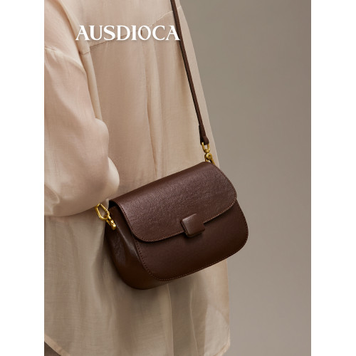 包包女式2026新款時尚復古馬鞍包真皮女包小挎包媽媽包女士斜後後背包 包包女式2026新款時尚復古馬鞍包真皮女包小挎包媽媽包女士斜後後背包