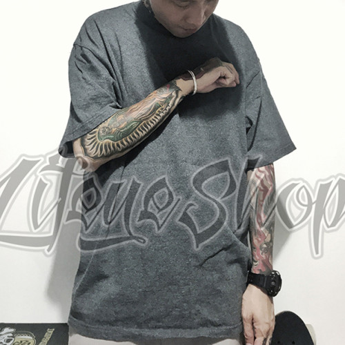 bboy街舞hiphop西海岸popping打底oldschool重磅大碼純色短袖t