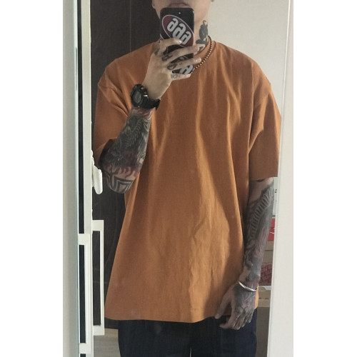 bboy街舞hiphop西海岸popping打底oldschool重磅大碼純色短袖t