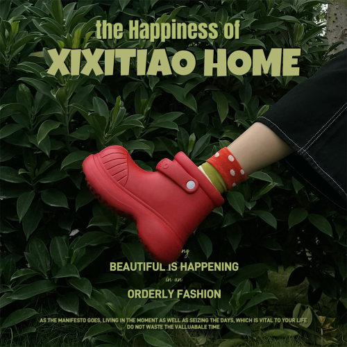 細細條 成人雨靴女四季通用時尚外穿防水雨鞋防滑高級感可愛水鞋