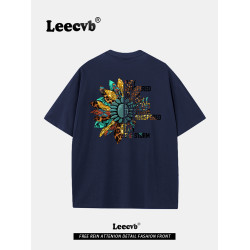 Leecvb官方聯名|奧特萊斯| 美式潮流男士短袖t恤2026新款青年夏裝