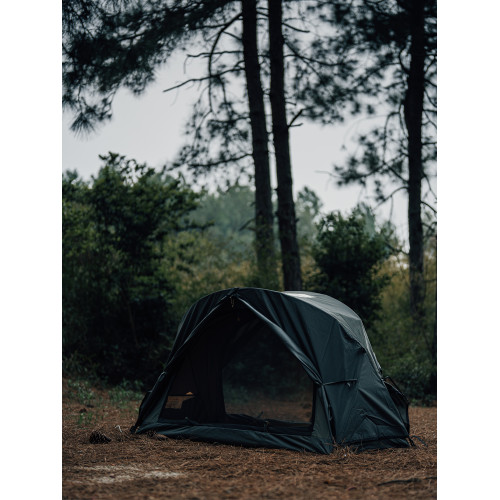 春山蓬萊單人帳蓬袋鼠田螺帳戶外徒步庇護所離地棉布外帳行軍床帳 春山蓬萊單人帳蓬袋鼠田螺帳戶外徒步庇護所離地棉布外帳行軍床帳