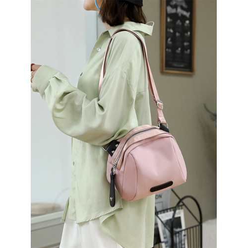 休閒日系2026胸包貝殼包防水牛津布包大容量斜後後背包輕便女潮胸前包