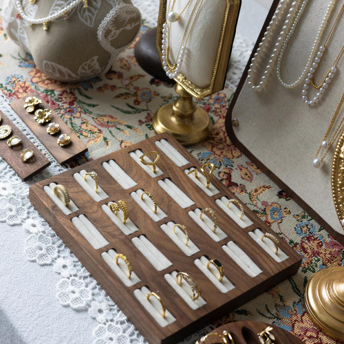 套裝首飾陳列人像模特項鍊耳環手串展示相框架子擺攤店鋪櫃台道具