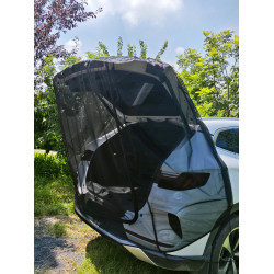 戶外露營車尾防蚊網suv車用加密紗窗紗網簡易可攜式旅行帳篷宋plus