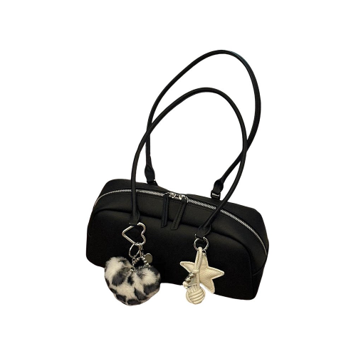 真皮大容量托特包包女2026新款高級感通勤手提單肩保齡球波士頓包 真皮大容量托特包包女2026新款高級感通勤手提單肩保齡球波士頓包