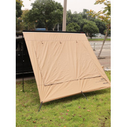 韓國WINDSWAVES車用側邊帳篷黑膠車邊延伸帳帶紗窗防曬防雨遮陽棚