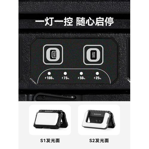 BLACKDOG黑狗露營燈長續航應急燈停電家用照明燈戶外燈帳篷氛圍燈 BLACKDOG黑狗露營燈長續航應急燈停電家用照明燈戶外燈帳篷氛圍燈