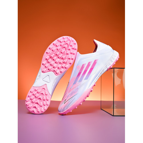 F50足球鞋男女AG長釘TF碎釘梅西亞馬爾無鞋帶版學生兒童男童