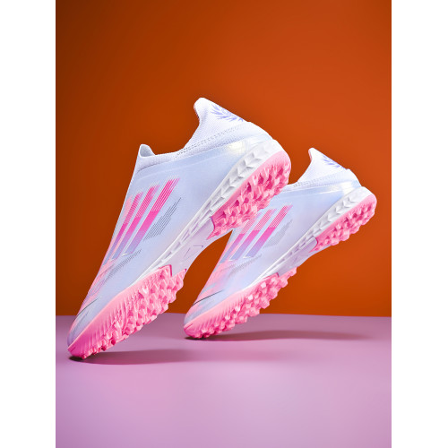 F50足球鞋男女AG長釘TF碎釘梅西亞馬爾無鞋帶版學生兒童男童