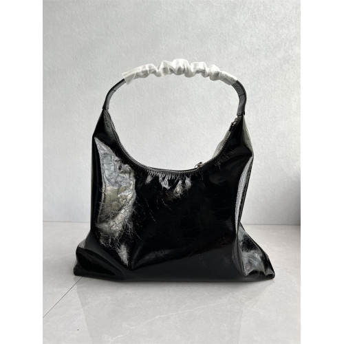 商場撤櫃尾貨高品質頭層油蠟牛皮托特包高級簡約通勤單肩腋下包女