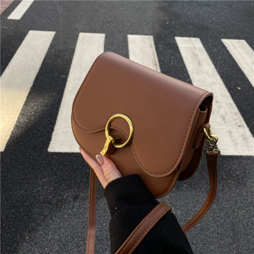 今年流行包包女ins小衆高級感2025新款質感復古馬鞍包斜後後背包小包